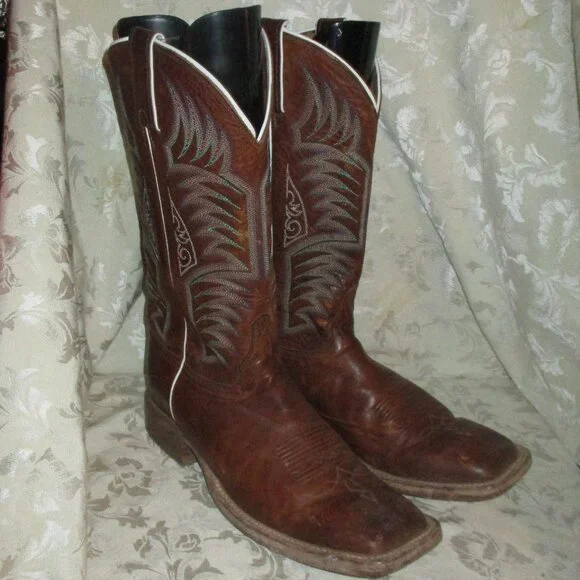 Justin Boots | Shoes | Justin Mens 3 Embroidered Square Toe  display picture 2